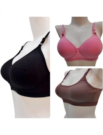 COMBO PACK 3 Pcs (Riya Paded + Student Bra + T-Shirt Bra) 