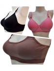 COMBO PACK 3 Pcs (Riya Paded + Student Bra + T-Shirt Bra) 